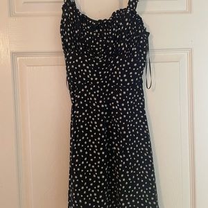 Black floral sundress